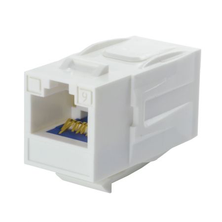 Category 6 - Unshielded Super Cat 6 keystone coupler